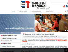 Tablet Screenshot of englishteaching.org.pl